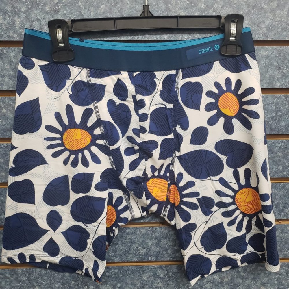 Stance Blue Sun Blue The Del Mar Fitted Boxer  M